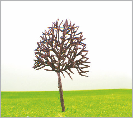 China B9550 N Gauge Train Layout Miniature Model Trees Roadside Green Plastic Street Trees 9.5cm supplier