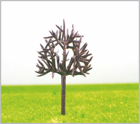 China B5027 N Gauge Train Layout Miniature Model Trees Roadside Green Plastic Street Trees 5cm supplier