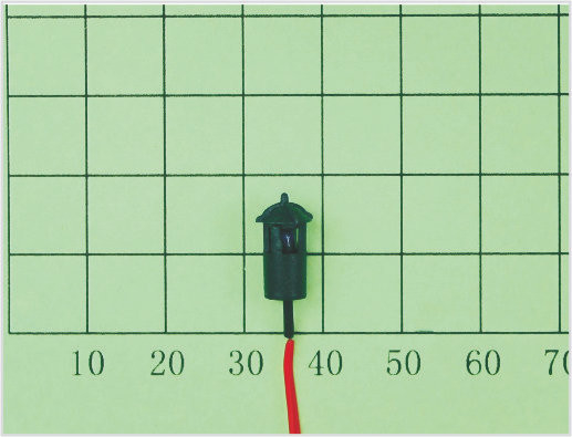 China T17 Luminous Billboard Street Plastic Scale Model Lamppost for HO Railway Layouts 1.5cm supplier
