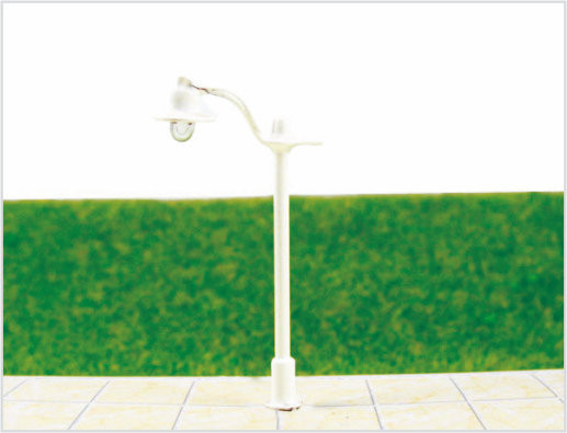 China T21 O Gauge Scale Luminous Train Layout Design Light Street Miniature Model Lamp Posts 5cm supplier