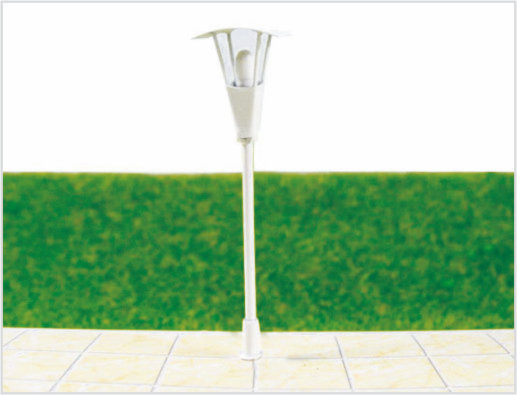 China T23 6V Billboard Street Plastic Miniature Scale Model Lamppost for Train Layout 6.5cm supplier
