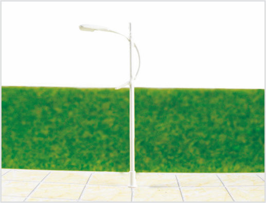 China T26 Custom 6V Billboard Street Plastic Scale Model Lamppost for HO Railway Layouts 7.5cm supplier