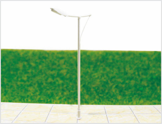 China T28 HO Scale 6V Luminous Street 3D Model Lamppost 8cm for Train Layout supplier