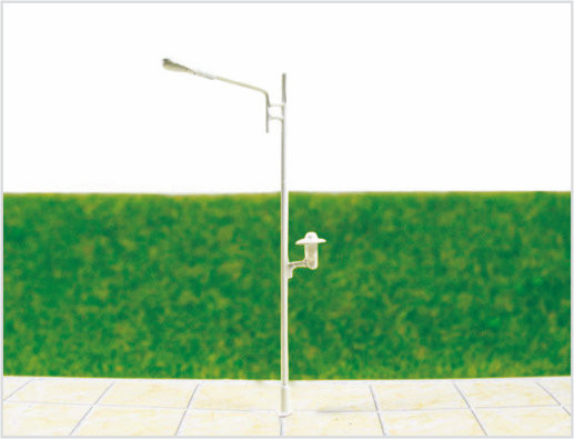China T30 6V 8.5cm Luminous Miniature Street Model Lamp Post Light for Train Layout supplier