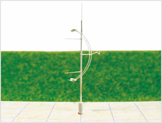 China T36 HO 6V Luminous Street 3D Model Lamppost for Train Layout Luminous Quality Light 14cm supplier