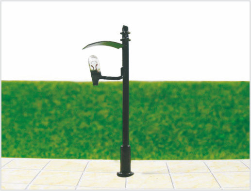China T38 OEM N Scale Train Layout Lighting Street Model Lamp Post 4.5cm supplier