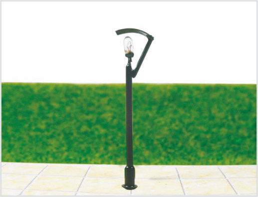 China T39 OEM N Scale Train Layout Lighting Street Model Lamp Post 4.5cm supplier