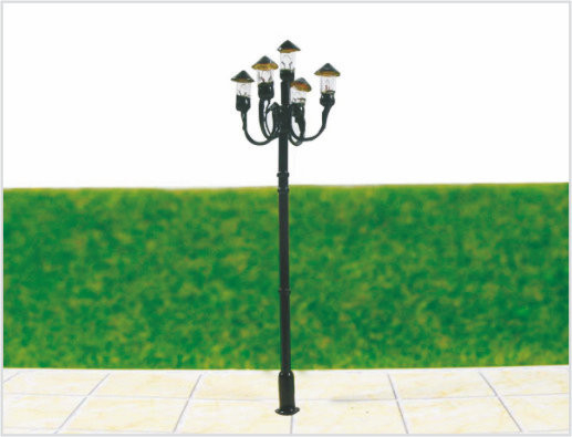 China T52 6V Billboard Street Plastic Miniature Scale Model Lamppost for Train Layout 7cm supplier