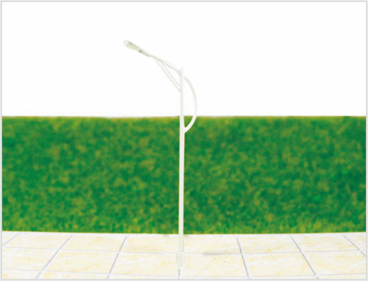 China T61 6V Billboard Street Plastic Miniature Scale Model Lamppost for Train Layout 9.5cm supplier