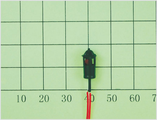 China T1702 Custom 6V Billboard Street Plastic Scale Model Lamppost for HO Railway Layouts 1.5cm supplier