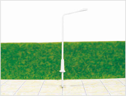 China ML500 Custom 6V Single-head Street Lights Plastic Model Lamp Post for Railroad Layouts supplier