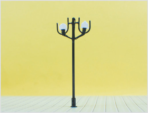 China T137 OEM 6V Luminous Street Model Lamppost For Train Layout / Factory Layout supplier
