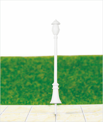 China ML300 Custom 6V Single-head garden lights Plastic Model Lamp Post for Railroad Layouts supplier