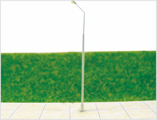 China T89 6V Billboard Street Plastic Miniature Scale Model Lamppost for Train Layout 10.5cm supplier