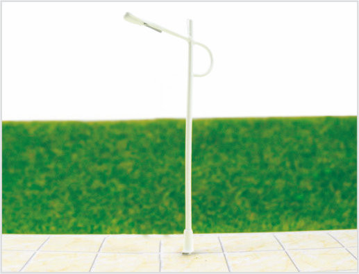 China T79 Custom 6V Billboard Street Plastic Scale Model Lamppost for HO Railway Layouts 8cm supplier