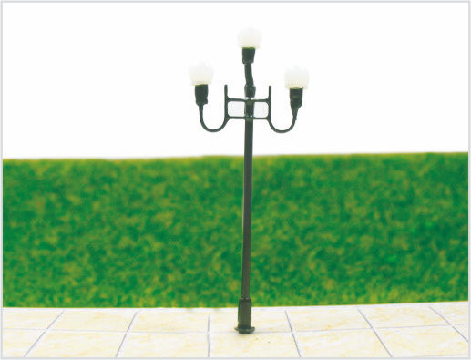 China T77  6V Billboard Street Plastic Miniature Scale Model Lamppost 7cm  Train Layout supplier