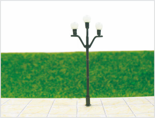 China T72 Custom 6V Billboard Street Plastic Scale Model Lamppost for HO Railway Layouts 7cm supplier