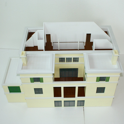 China Commercial Building Miniature Architectural Models Layout Wood Base supplier