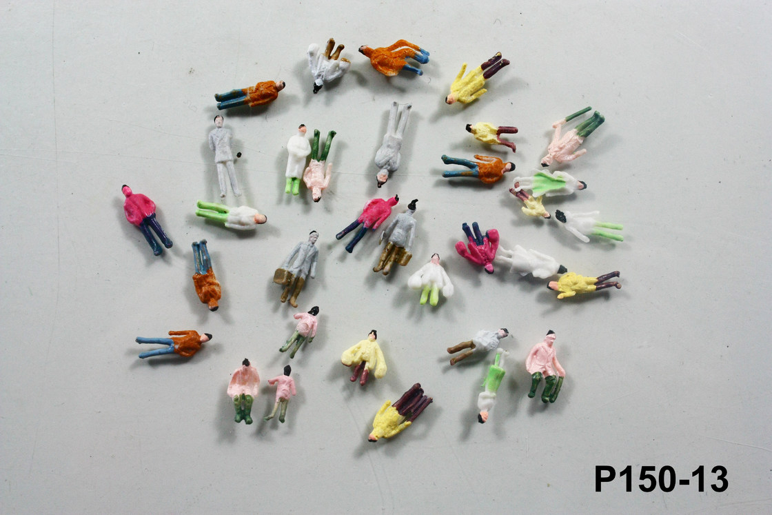 Model painted figure for layout ,model scale figures/model people/model