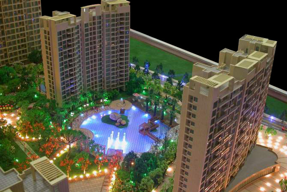 Custom Architectural Model Maker , Office Building Miniature Ho Model supplier