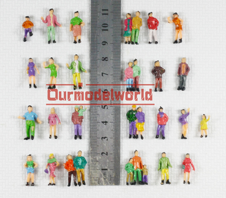 P87-25 1:87 HO Architectural Scale Model People Painted Figures 2.0cm supplier