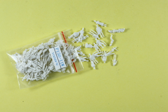 1 / 100 Plastic Scale Train Figures Architectural Model People White supplier