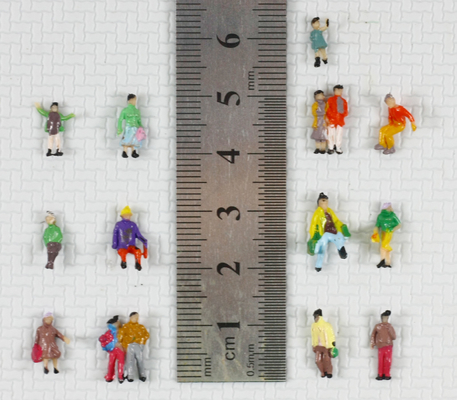 Buddhism Architectural Scale Model People Various Grass Fibre supplier