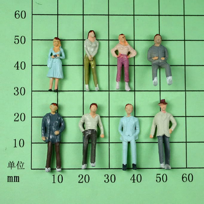 Plastic Human Wooden Figure Model 2.5CM Inner Box Carton supplier