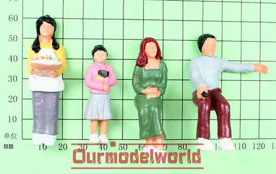 G / I / O / S Scale Architectural Scale Figures 5CM Professional supplier