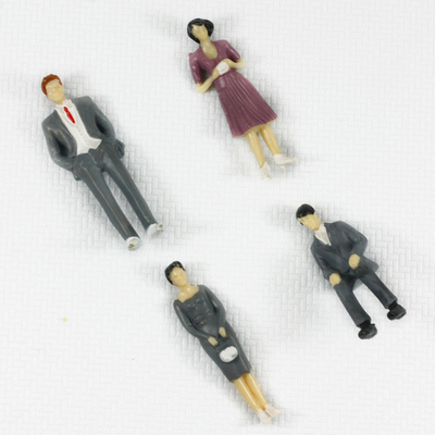 P30-4 outdoor 1:30 Architectural Scale Model People Painted Figures 5.5cm supplier