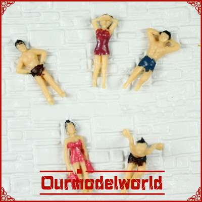 Red Green	 Miniature Model People For Decoration / Accessory CE / RoHS / ISO9001 supplier