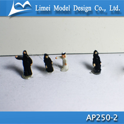 1 / 200 Arab Architectural Scale Model People Standing / Sitting Figures supplier