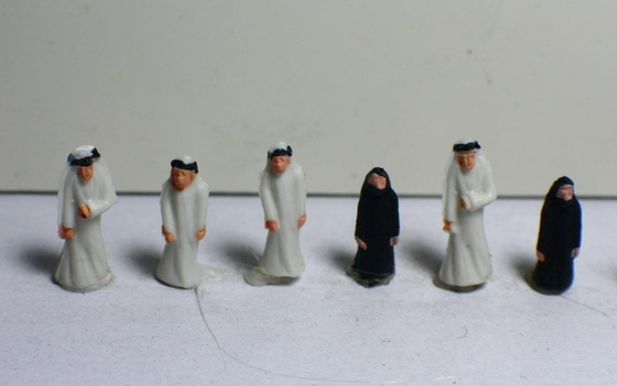 HO / N / TT Scale Architectural Scale Model People Human Figure Model supplier