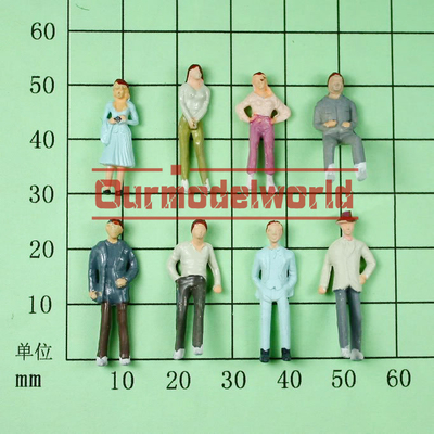 4.3cm Architectural Scale Model People Architectural Scale Figures ABS Plastic supplier