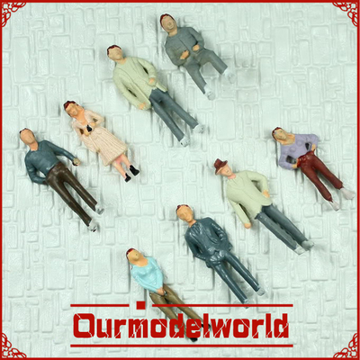 4.3cm Architectural Scale Model People Architectural Scale Figures ABS Plastic supplier