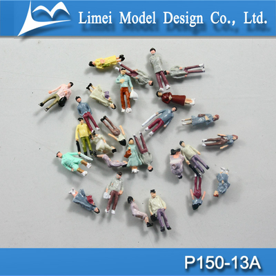 Model painted figure for layout ,model scale figures/model people/model architectural figures supplier