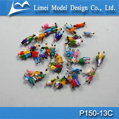 Model painted figure for layout ,model scale figures/model people/model architectural figures supplier