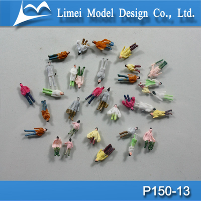 Model painted figure for layout ,model scale figures/model people/model architectural figures supplier