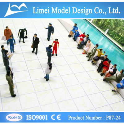 Architectural Project Handmade Model People Figures For Train Model Professional supplier