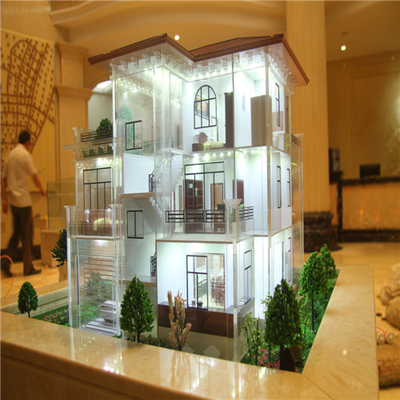 Beautiful Interior Architectural Model Maker With Table Stand For House Layout supplier