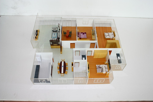 Interior Architectural Model Maker , Durable House Layout Model supplier