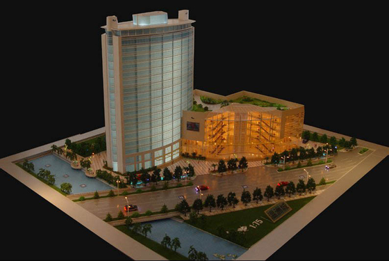 3D Beautiful Architectural Model Maker ABS Plastic For Residential Building Planning supplier