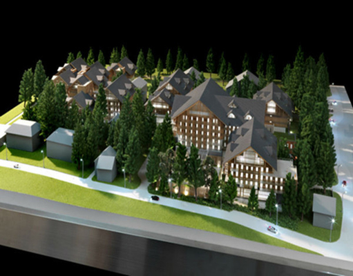 ABS Plastic Architectural Model Maker Durable For Township Layout supplier