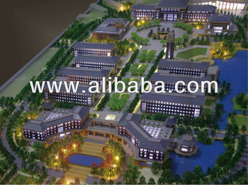 ABS Plastic Architectural Model Maker Durable For Township Layout supplier