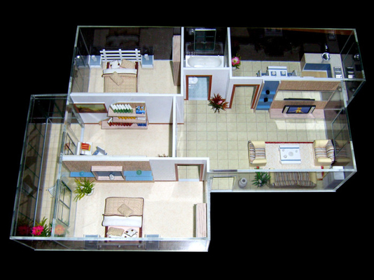 Private Residential Miniature Architectural Model Maker , Garden House Scale Model Making supplier