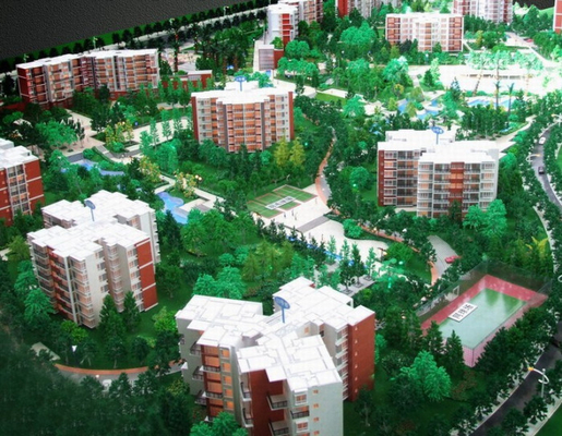 Beach Villas Miniature Architectural Model Maker , Tourism Planning Model Making supplier