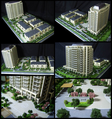 3D Lighting Miniature Architectural Model Maker , Real Estate Scale Models supplier