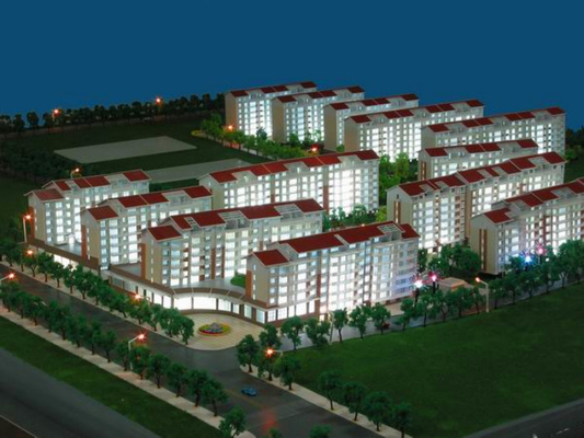 Residential Miniature Architectural Model Maker , Customized Lighting Scale Model supplier