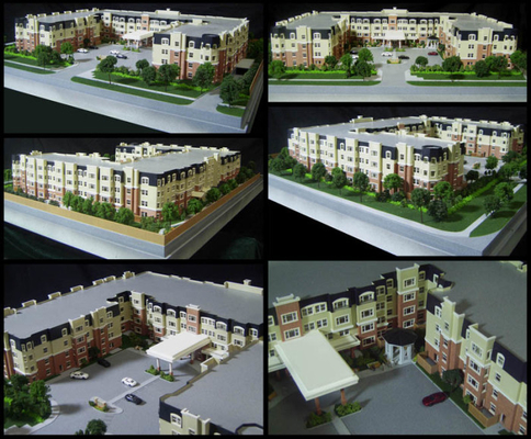 Residential Miniature Architectural Model Maker , Customized Lighting Scale Model supplier