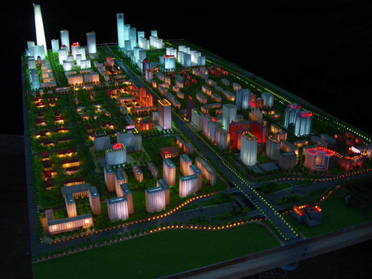 Durable Miniature Architectural Model Maker Eco-friendly For City Planning Project supplier